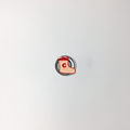 Callie Mask Christmas enamel pin - Christmas Sock for face mask or fashion items.